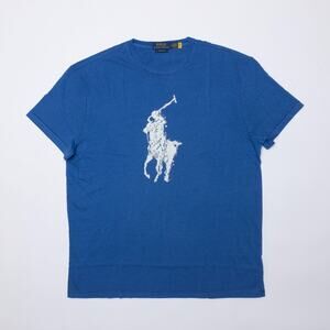 Polo Ralph Lauren Men Classic Fit Crew Neck T-Shirt Blue Size L